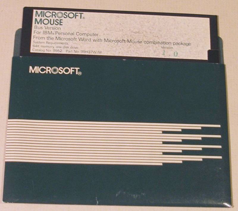 Microsoft Mouse 1.0 - Floppy Disk